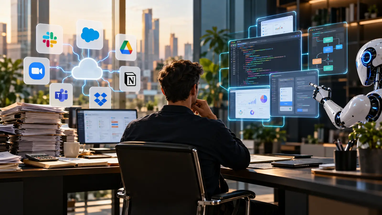 is ai replacing saas